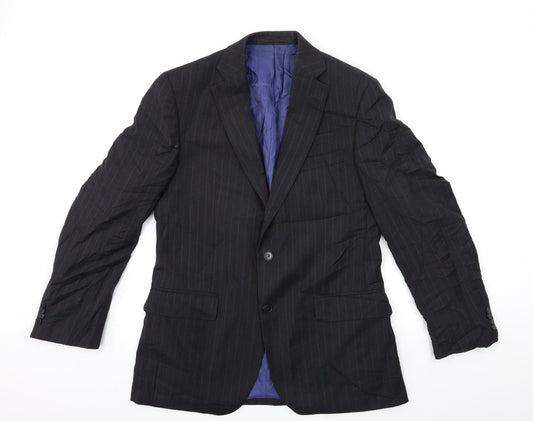 Mens UK Size 40 Marks and Spencer Regular Blue Suit Jacket