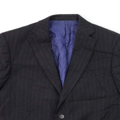 Mens UK Size 40 Marks and Spencer Regular Blue Suit Jacket