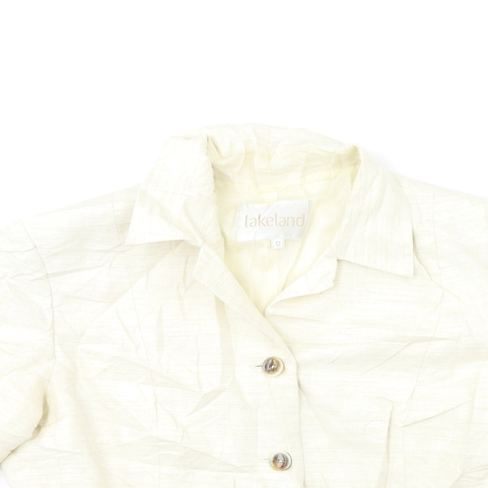 Lakeland Womens Beige   Jacket  Size 12