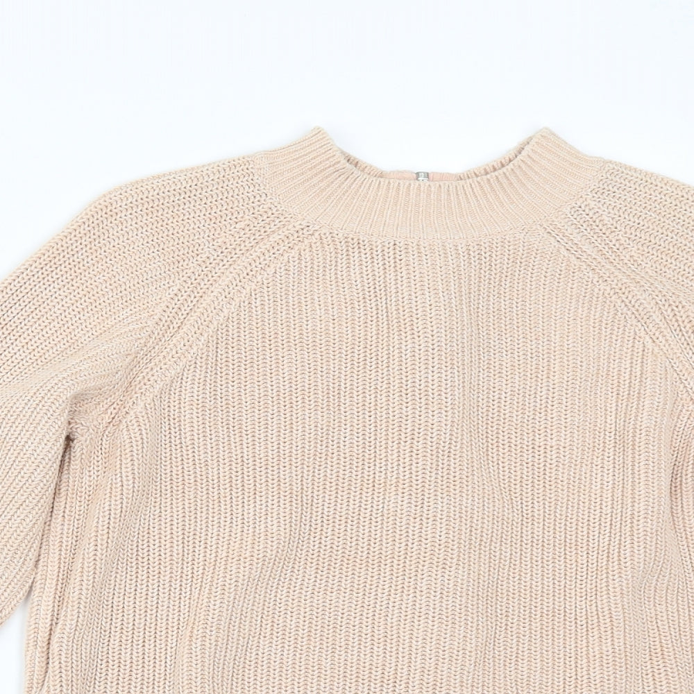 Womens UK Size S H&M Orange Pullover Jumper