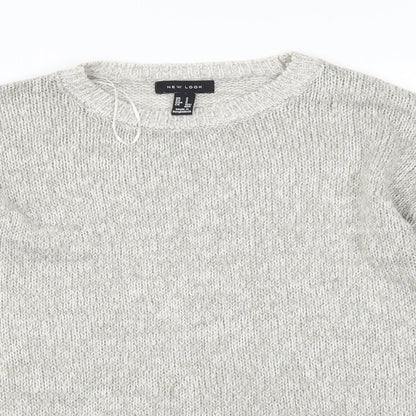 New Look Womens Grey   Pullover Jumper Size S