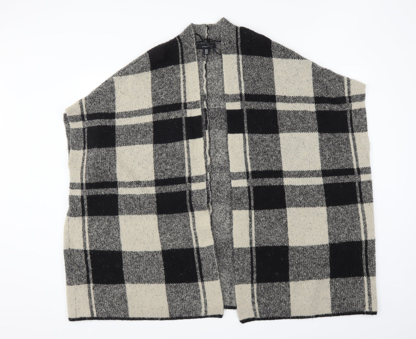 Primark Womens Beige Check  Tunic Jumper One Size  - Waist coat