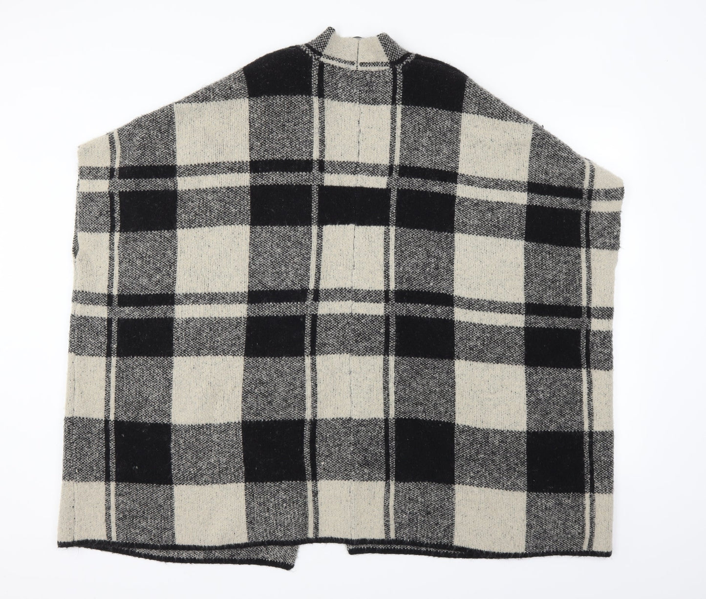 Primark Womens Beige Check  Tunic Jumper One Size  - Waist coat