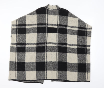 Primark Womens Beige Check  Tunic Jumper One Size  - Waist coat
