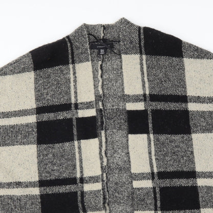 Primark Womens Beige Check  Tunic Jumper One Size  - Waist coat