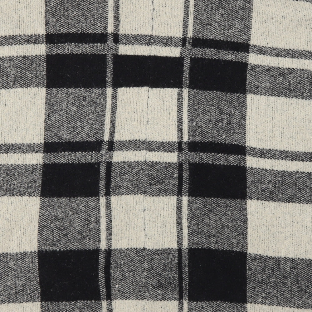 Primark Womens Beige Check  Tunic Jumper One Size  - Waist coat
