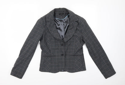 Linea Womens Grey Check  Jacket  Size 10