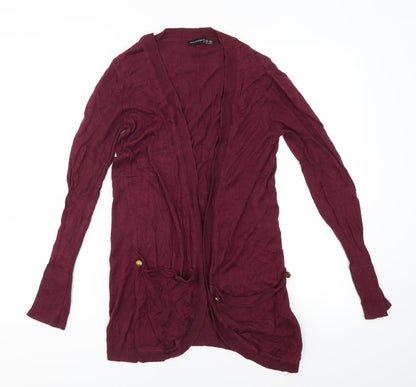 Primark Womens Red   Cardigan Jumper Size 8