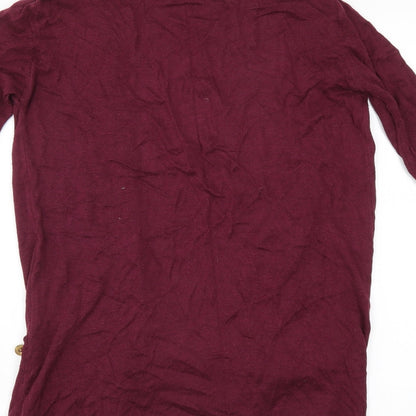 Primark Womens Red   Cardigan Jumper Size 8