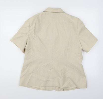 Womens UK Size 16 BHS Beige Jacket