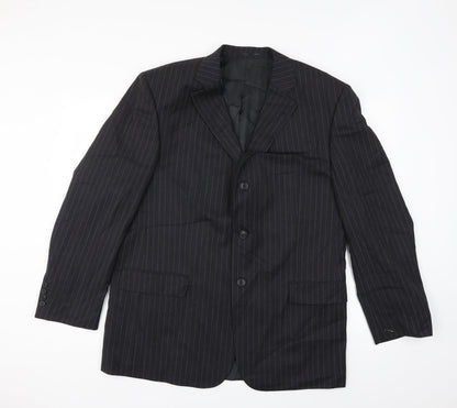 Mens UK Size 44 Taylor & Wright Regular Black Suit Jacket