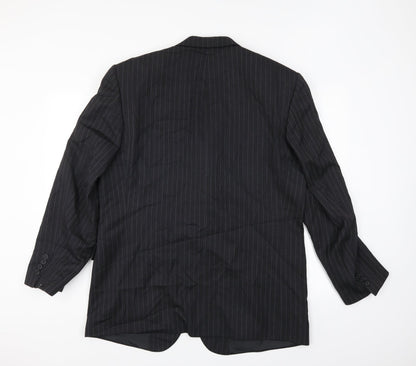 Mens UK Size 44 Taylor & Wright Regular Black Suit Jacket
