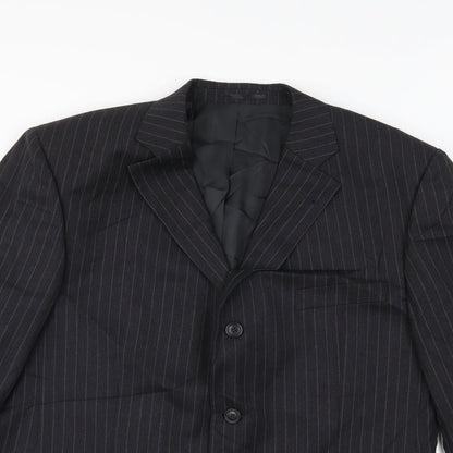Mens UK Size 44 Taylor & Wright Regular Black Suit Jacket