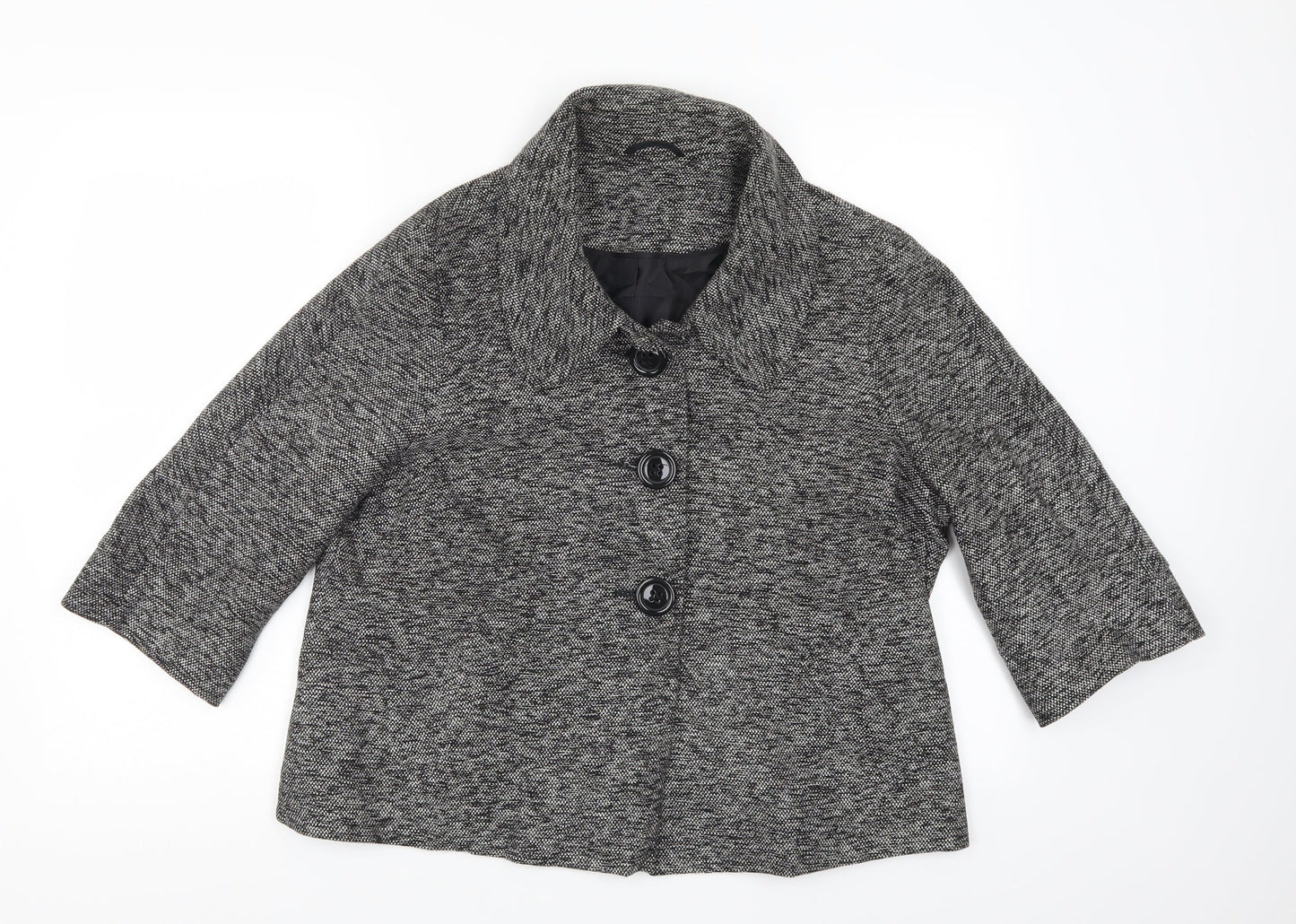 Womens UK Size 18 Evie Grey Pea Coat
