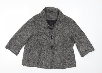 Womens UK Size 18 Evie Grey Pea Coat
