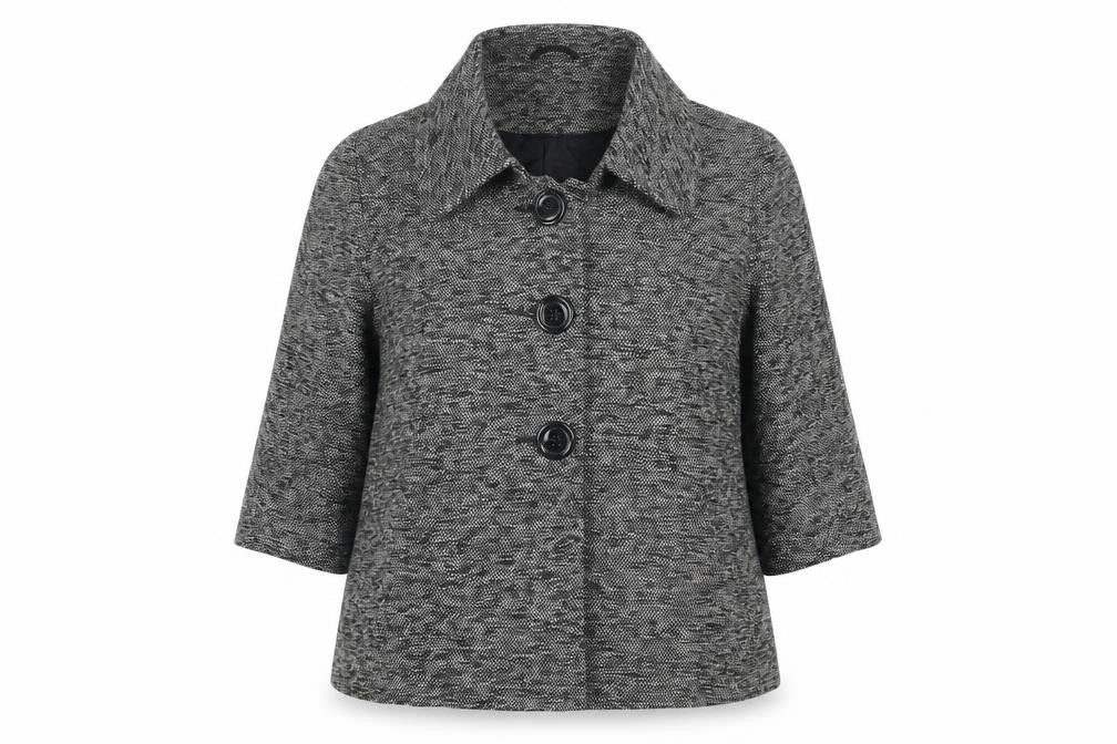 Womens UK Size 18 Evie Grey Pea Coat