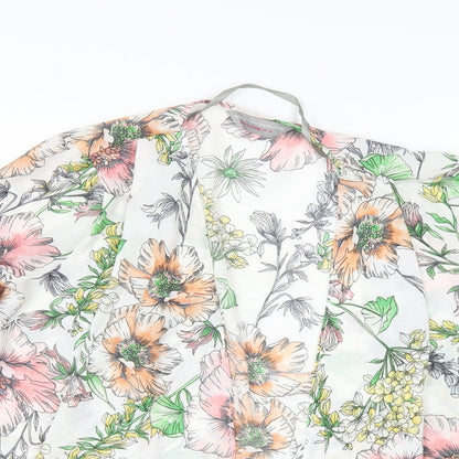 Womens UK Size 8 Dorothy Perkins White Kimono