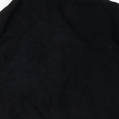 Womens UK Size 14 Wallis Black Overcoat