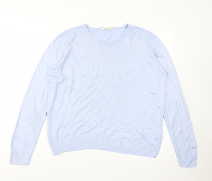 Marks & Spencer Womens Blue   Pullover Jumper Size 14