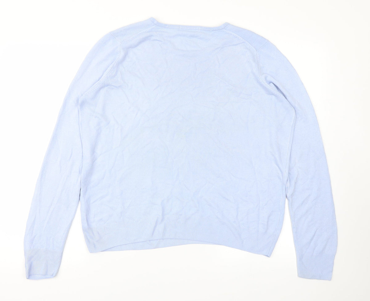 Marks & Spencer Womens Blue   Pullover Jumper Size 14