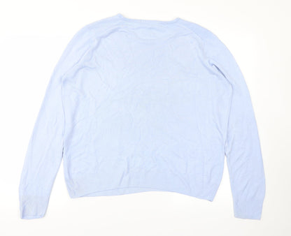 Marks & Spencer Womens Blue   Pullover Jumper Size 14