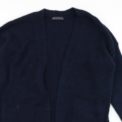 M&S Womens Blue  Knit Cape Jumper Size M