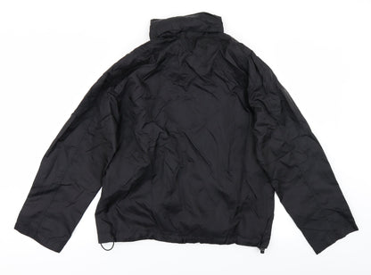 SQV Womens Black   Rain Coat Coat Size 14