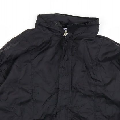 SQV Womens Black   Rain Coat Coat Size 14