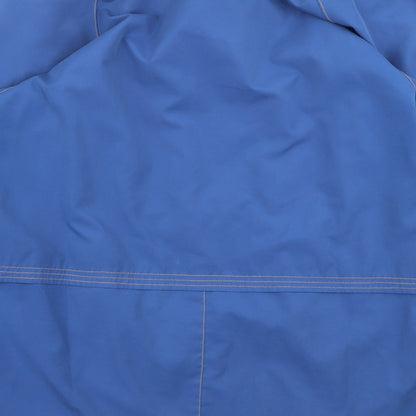 Klass Collection Womens Blue   Rain Coat Coat Size M