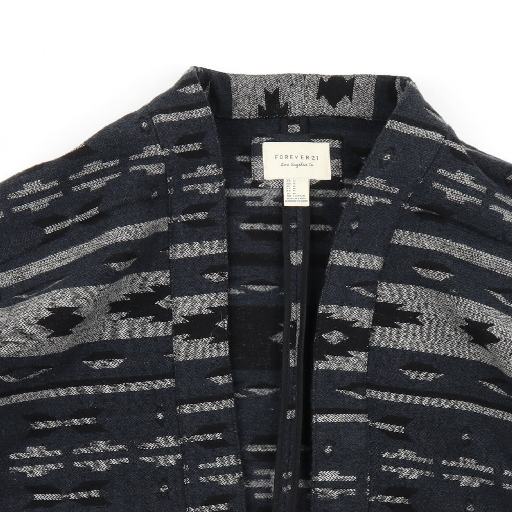 Womens UK Size M FOREVER 21 Blue Jacket