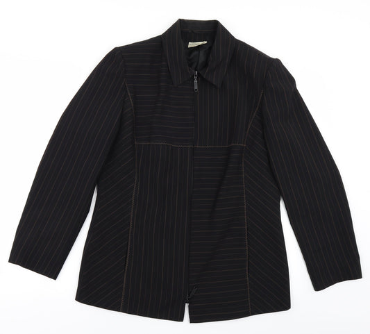Womens UK Size 14 Sommermann Black Jacket