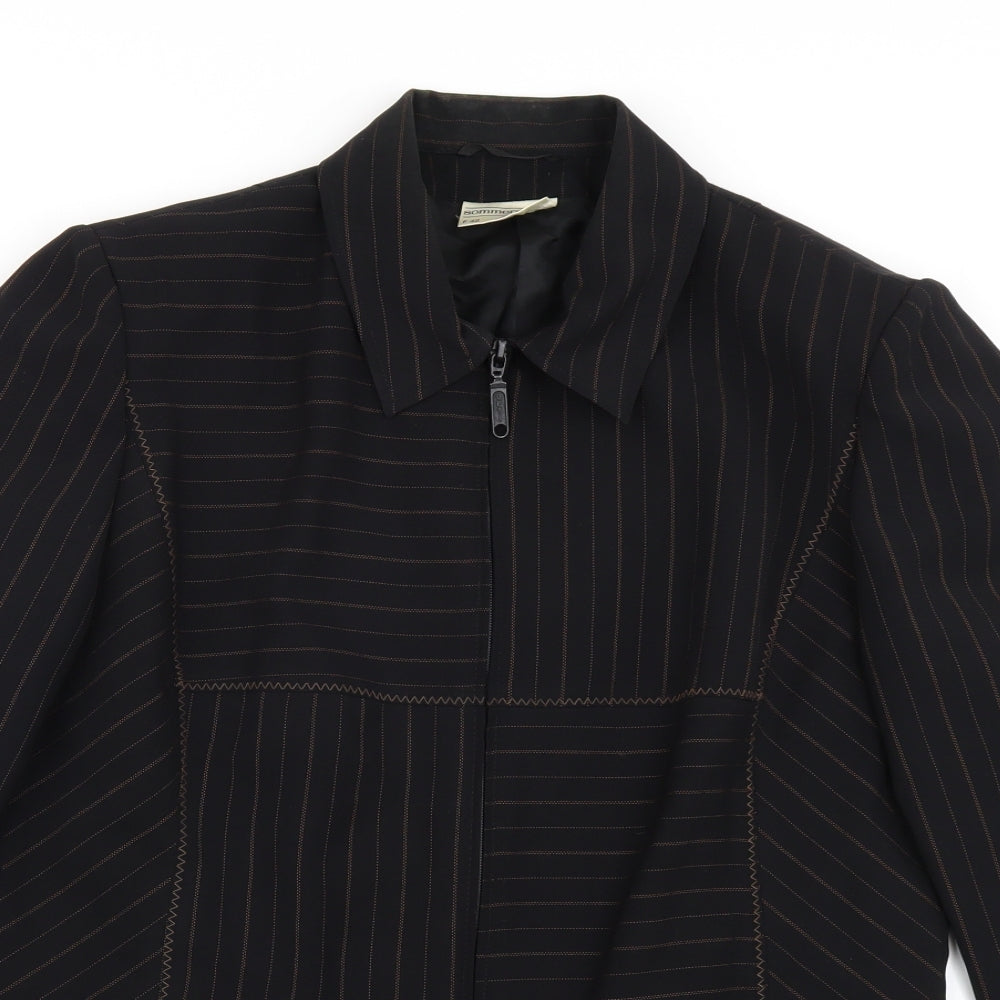 Womens UK Size 14 Sommermann Black Jacket
