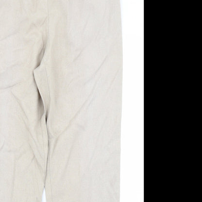 Charmance Womens Beige   Trousers  Size 14 L25 in