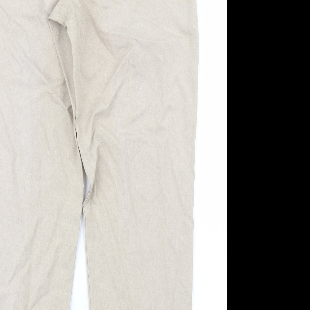 Charmance Womens Beige   Trousers  Size 14 L25 in