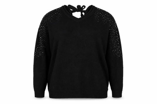 Marks & Spencer Womens Black  Knit Pullover Jumper Size M