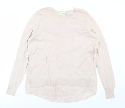 Indigo Womens Pink  Knit Pullover Jumper Size 12