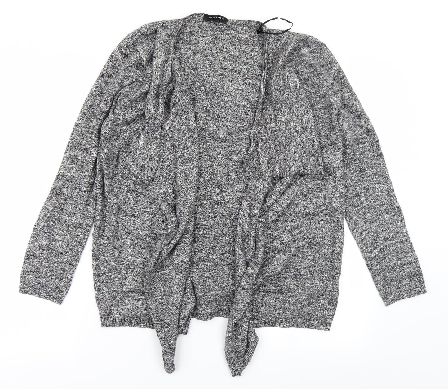 Womens UK Size 10 New Look Grey Cardigan Jumper