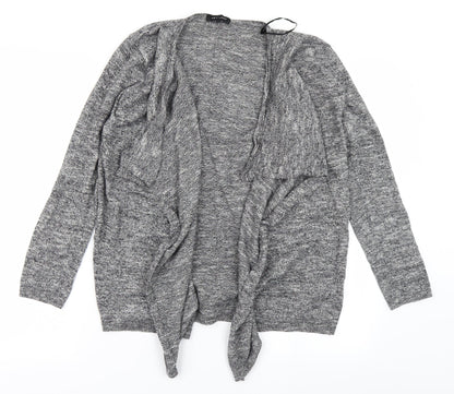 Womens UK Size 10 New Look Grey Cardigan Jumper