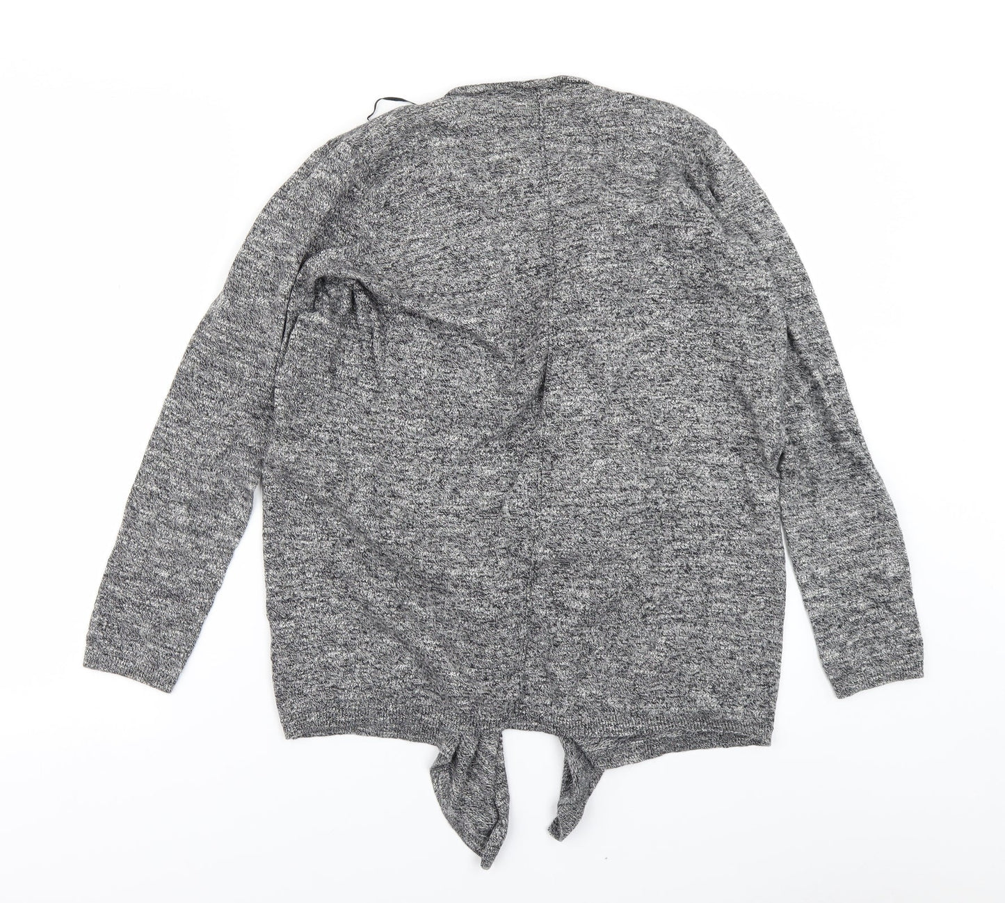 Womens UK Size 10 New Look Grey Cardigan Jumper