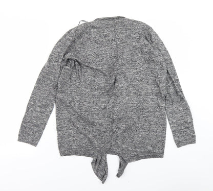 Womens UK Size 10 New Look Grey Cardigan Jumper