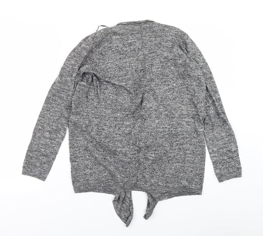 Womens UK Size 10 New Look Grey Cardigan Jumper