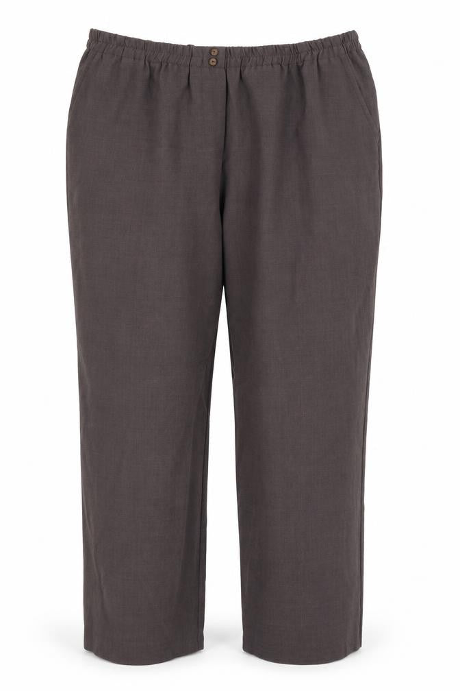 Womens UK Size 20 Preworn Regular Fit  Brown Trousers