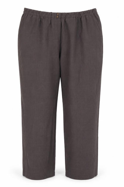 Womens UK Size 20 Preworn Regular Fit  Brown Trousers