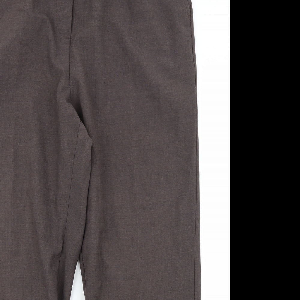 Womens UK Size 20 Preworn Regular Fit  Brown Trousers
