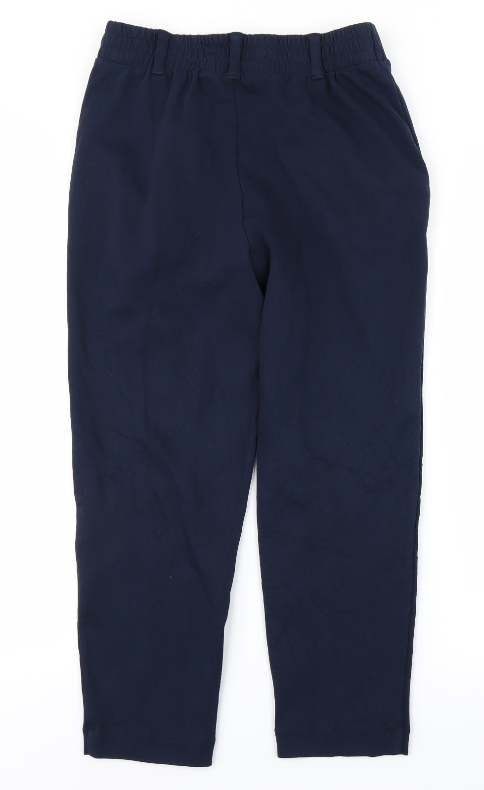 Womens UK Size 4 Lands' End Regular Fit  Blue Trousers