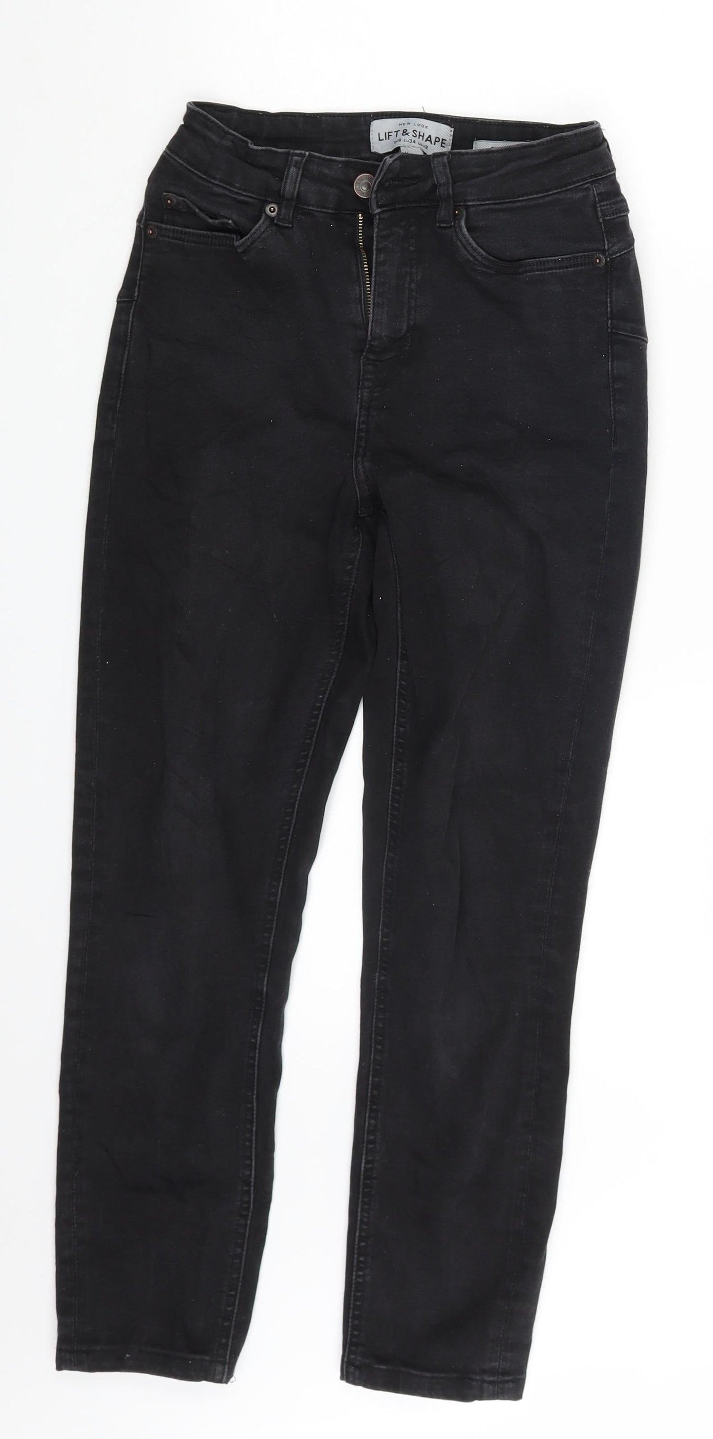 New Look Womens Black  Denim Skinny Jeans Size 6 L23 in