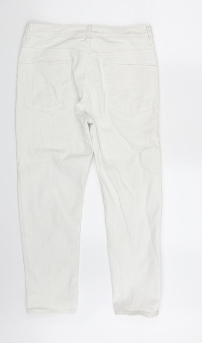 ASOS Womens White  Denim Skinny Jeans Size 31 L24 in