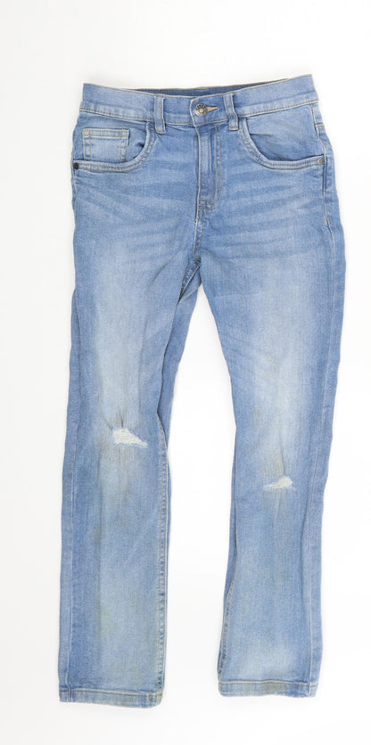 Blue Zoo Girls Blue  Denim Skinny Jeans Size 10 Years