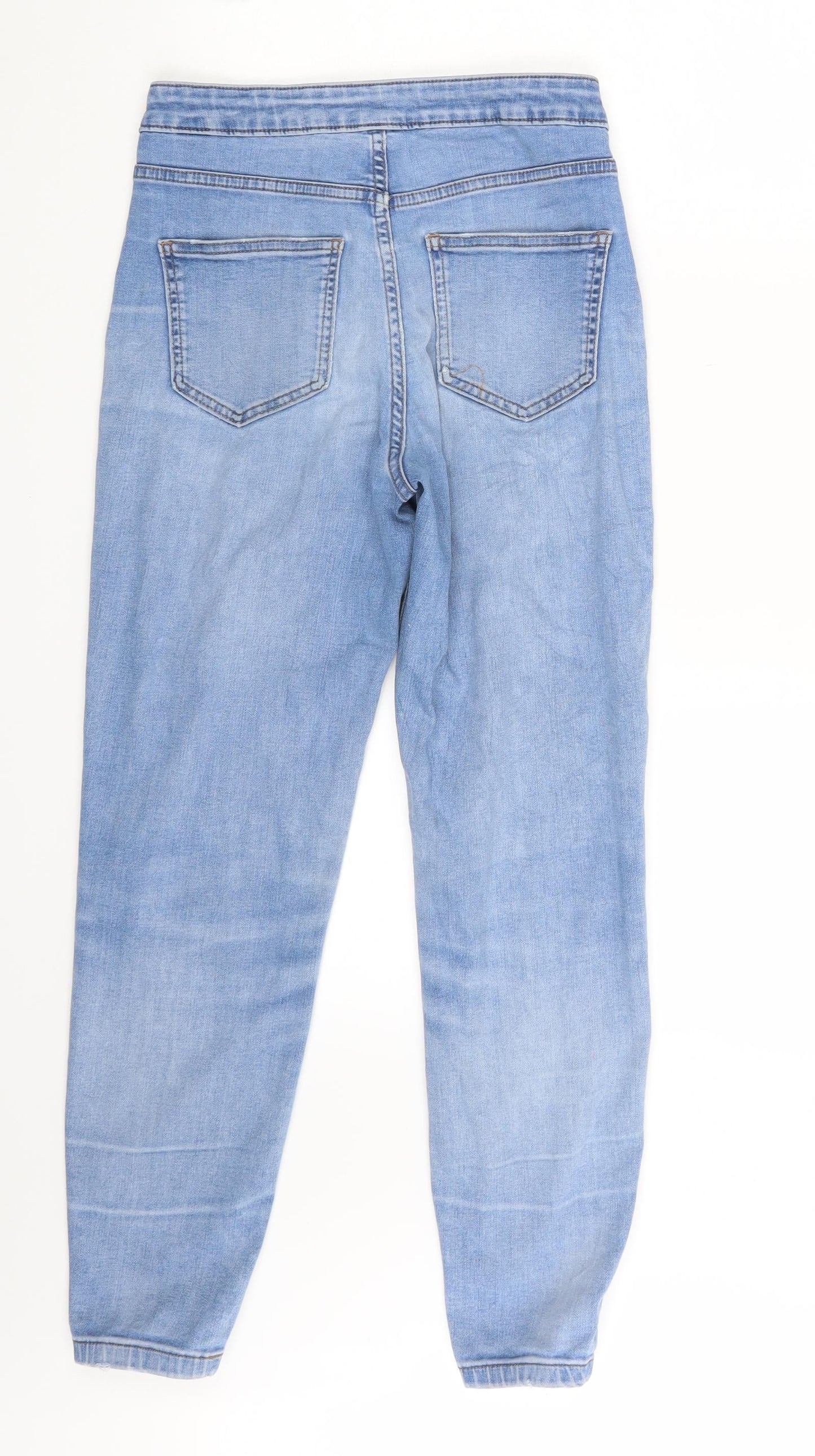 M&S Womens Blue  Denim Skinny Jeans Size 8 L25 in