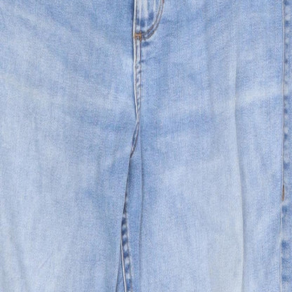 M&S Womens Blue  Denim Skinny Jeans Size 8 L25 in